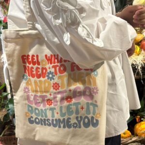 Alternative view of Mindful Message Tote